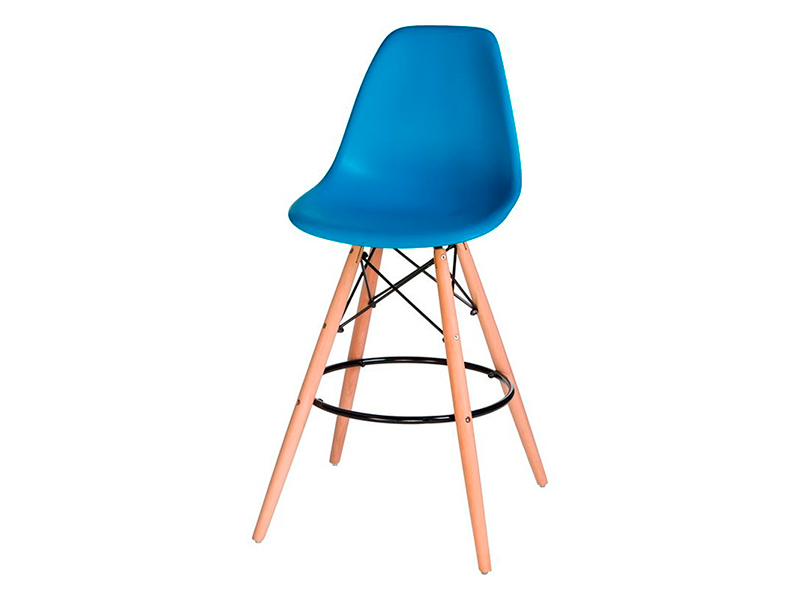 Стул барный Eames синий