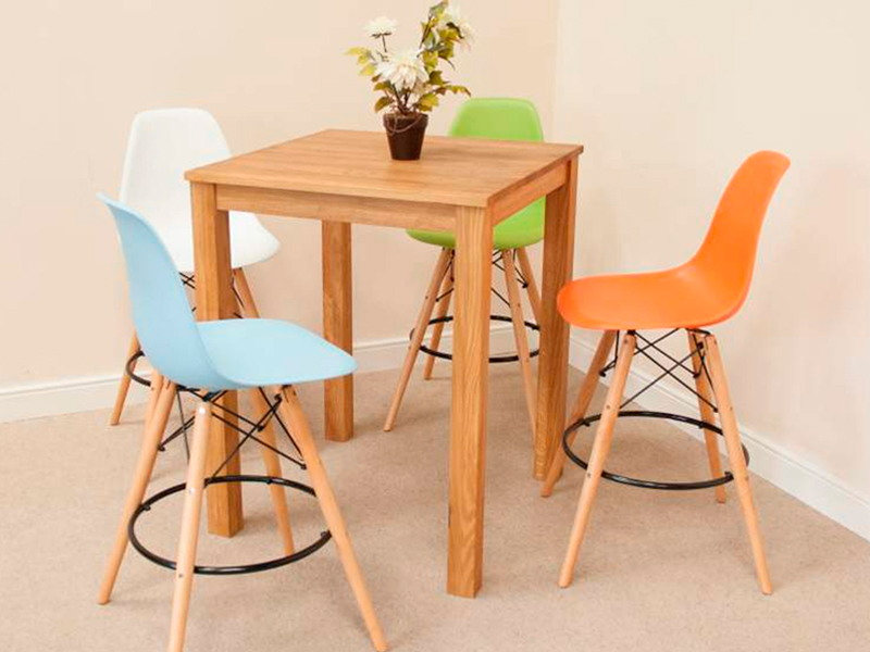 Стул барный Eames голубой