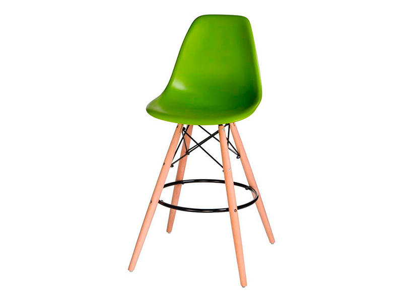Стул барный Eames зеленый