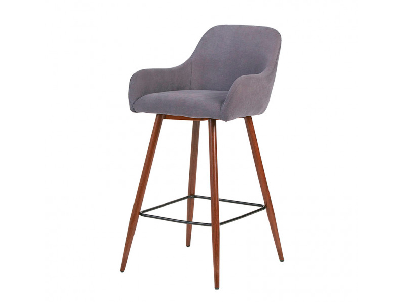 Стул барный Fabio серый