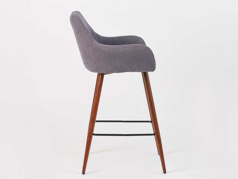 Стул барный Fabio серый