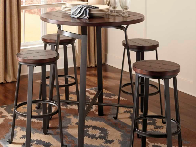 Стул барный Loft круглый