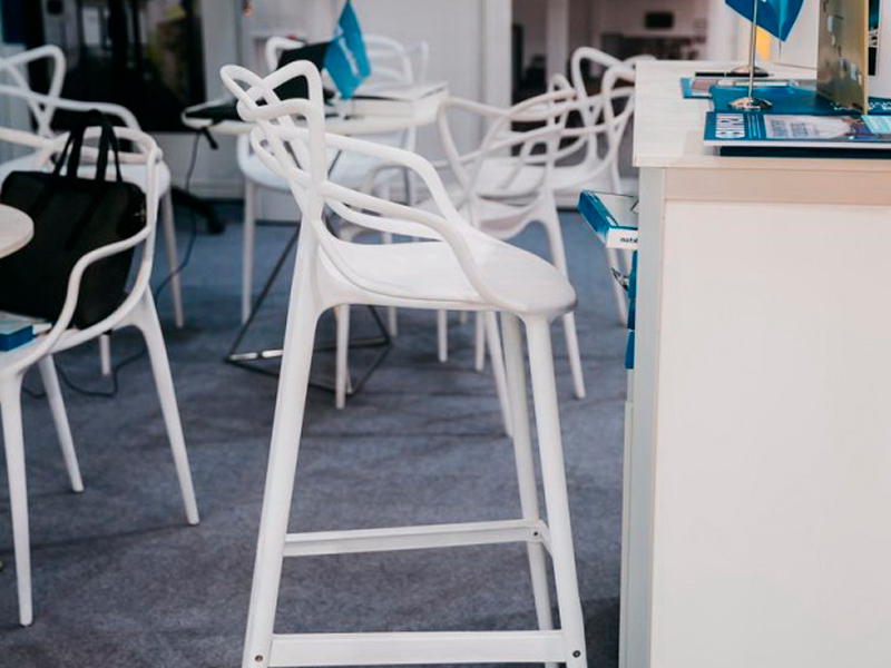 Стул барный Masters белый