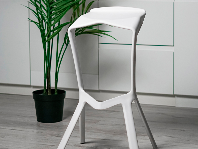 Стул барный Miura White