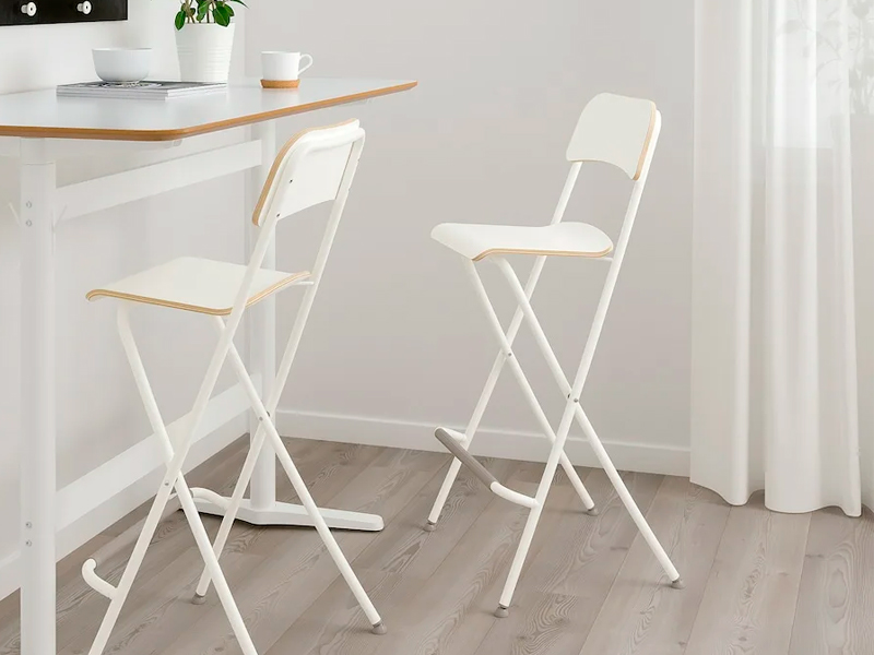 Стул барный складной Франклин белый