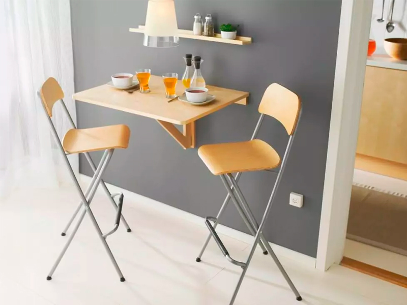 Стул барный складной Франклин бежевый