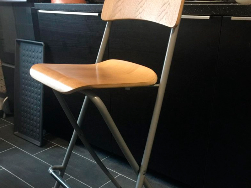 Стул барный складной Франклин бежевый