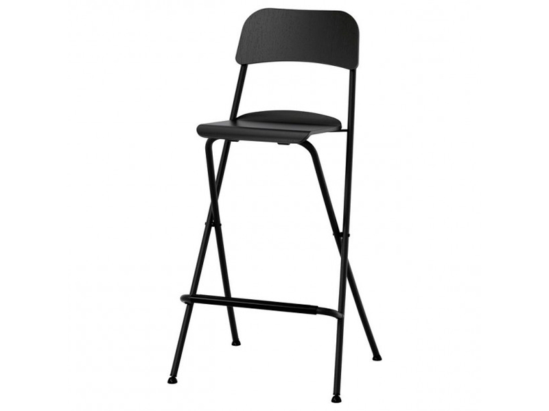 Стул барный складной Франклин чёрный