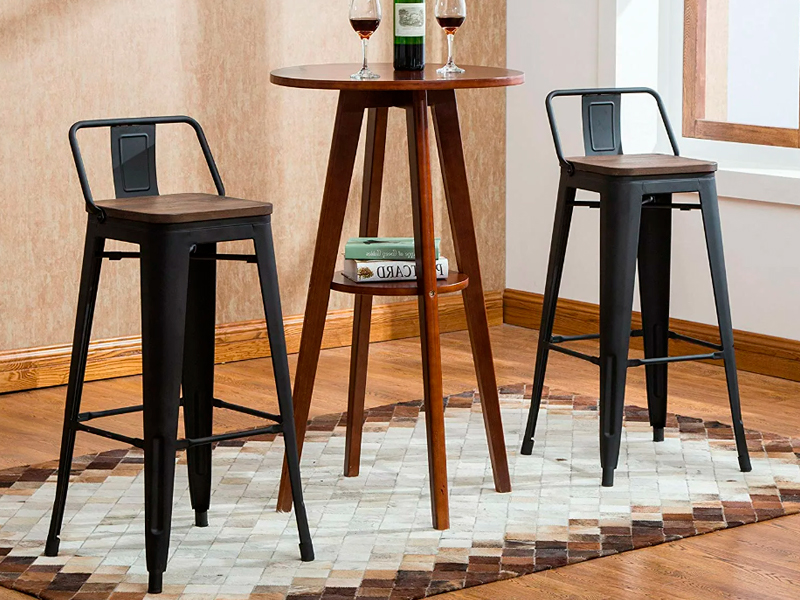 Стул барный Tolix чёрный