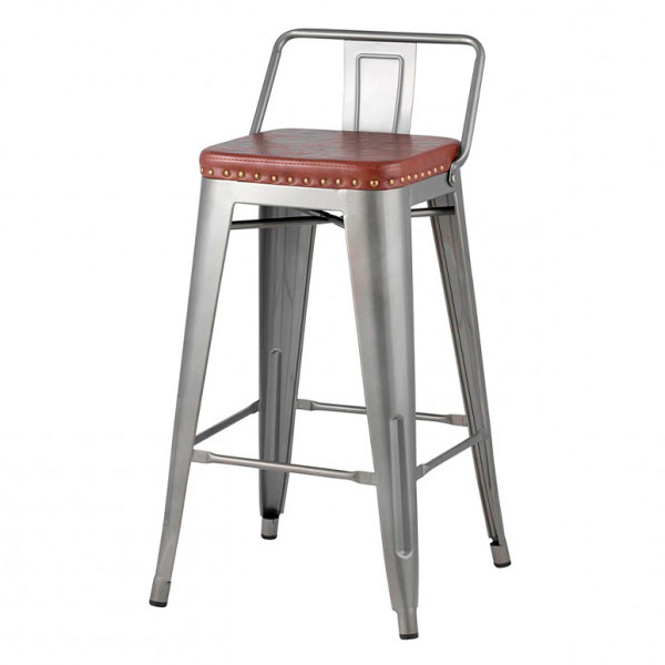 Стул барный Tolix серый