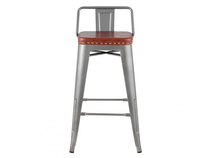 Стул барный Tolix серый