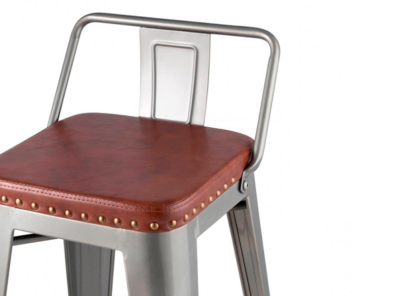 Стул барный Tolix серый