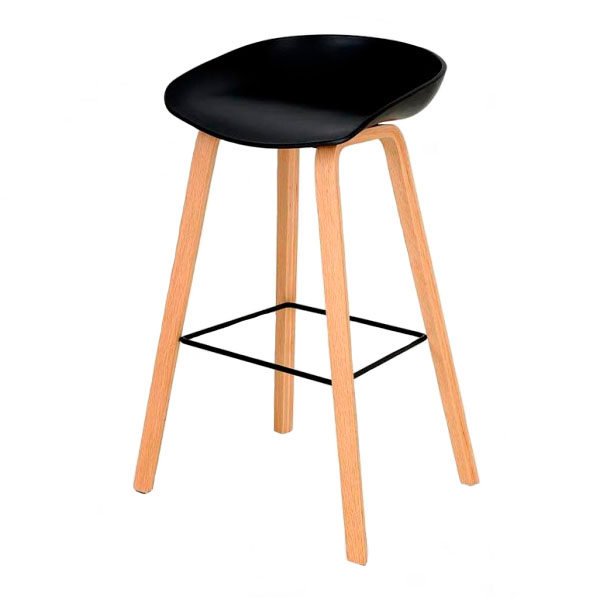 Стул барный Wood Black