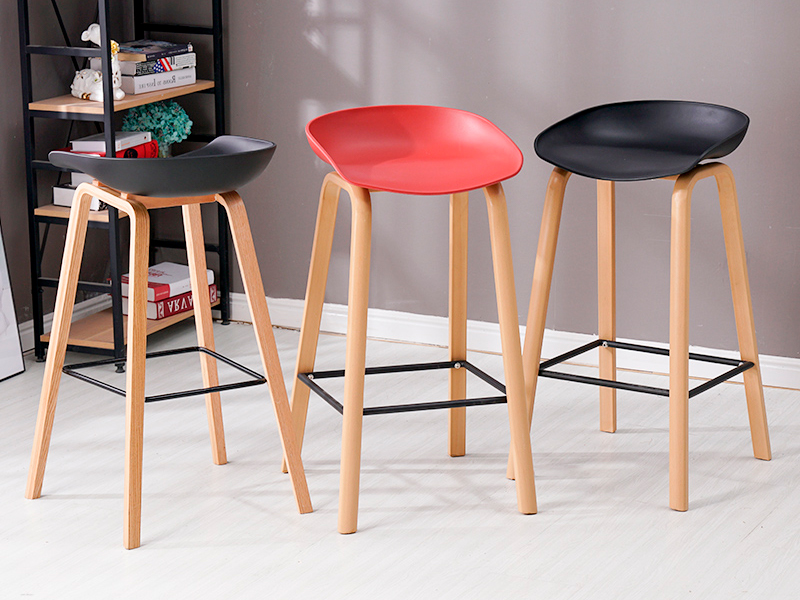 Стул барный Wood Black