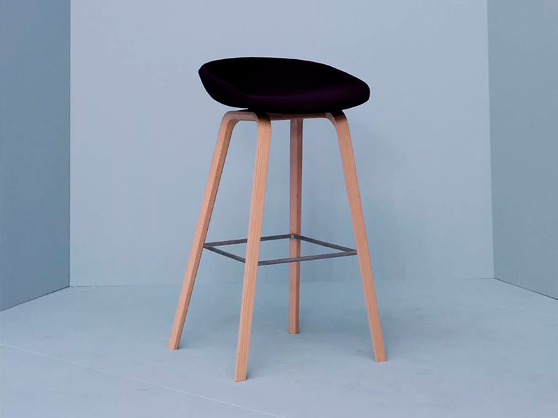 Стул барный Wood Black