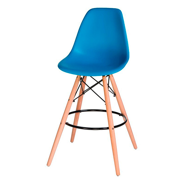 Стул барный Eames синий