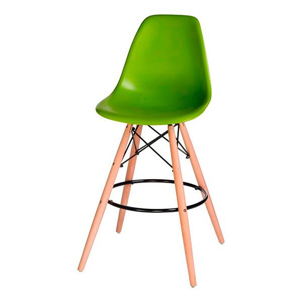 Стул барный Eames зеленый