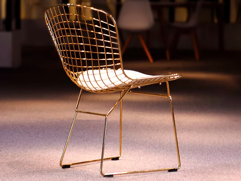 Стул Bertoia Gold