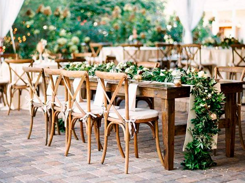 Стул Crossback Natural