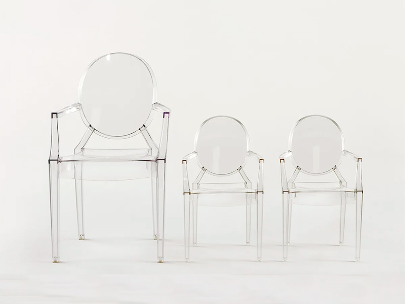 Стул детский Ghost прозрачный