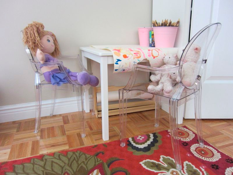 Стул детский Ghost прозрачный