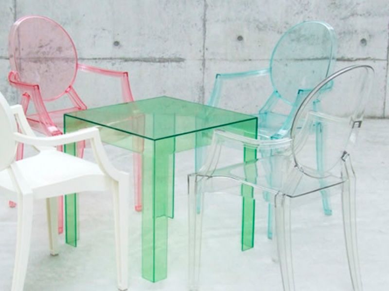 Стул детский Ghost прозрачный