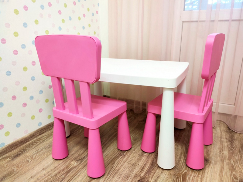 Детский стульчик Mammut розовый