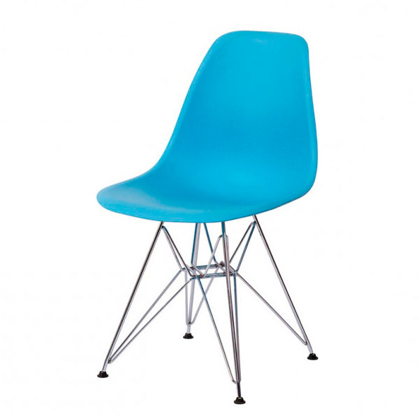 Стул Eames металл синий