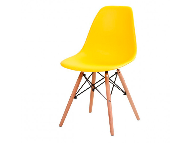 Стул Eames жёлтый