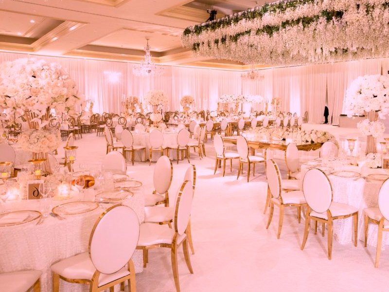 Стул Laval Gold с обивкой из розового бархата