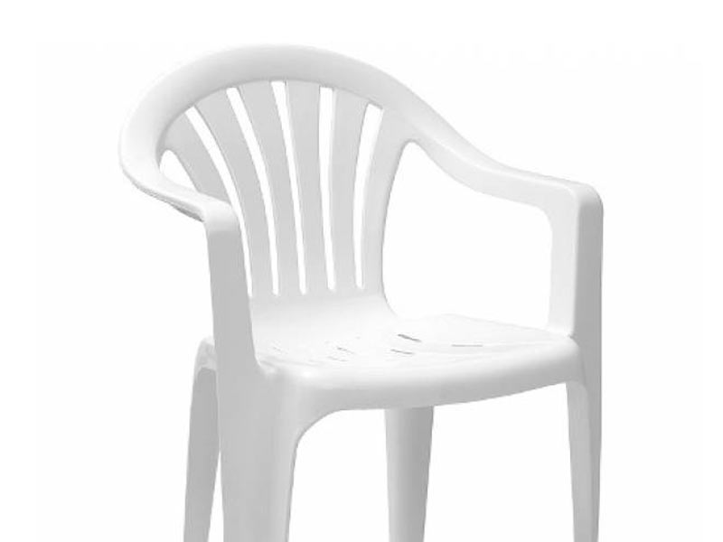 Стул пластик белый