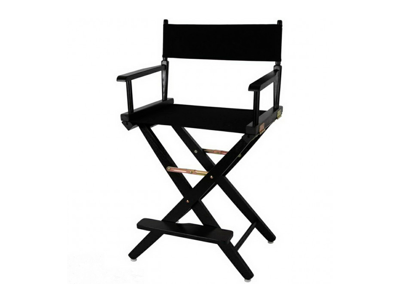 Стул режиссёра черный