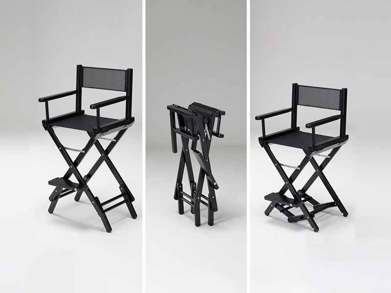 Стул режиссёра черный