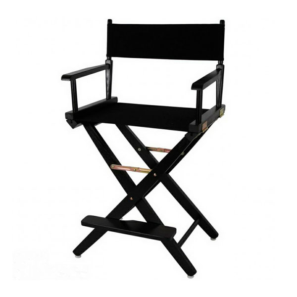 Стул режиссёра черный