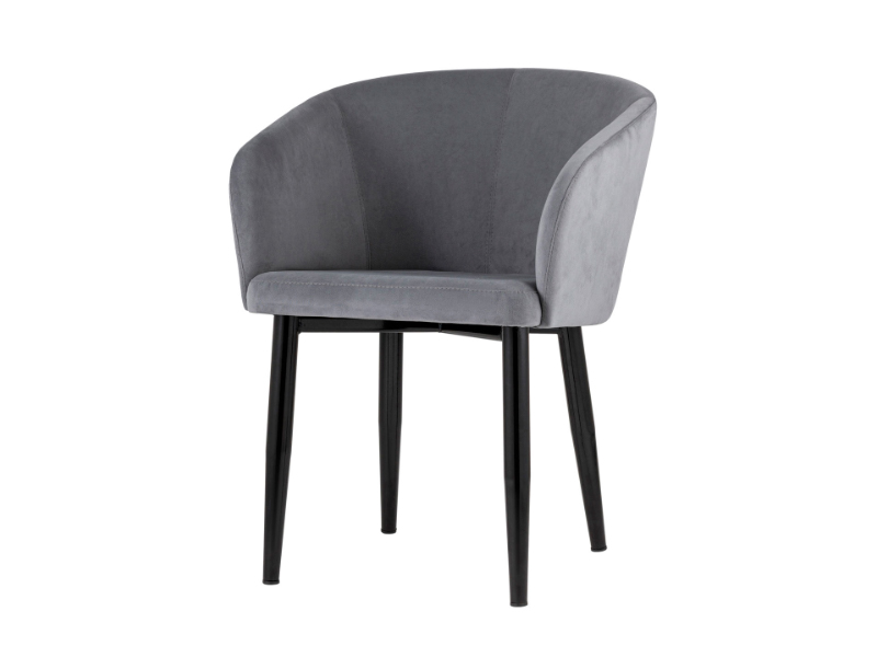 Стул с подлокотниками Ральф серый