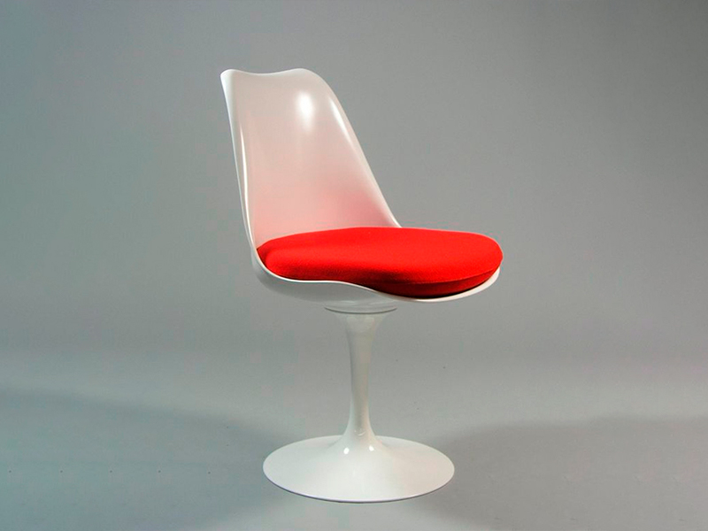 Стул Tulip (Тулип) бело-красный