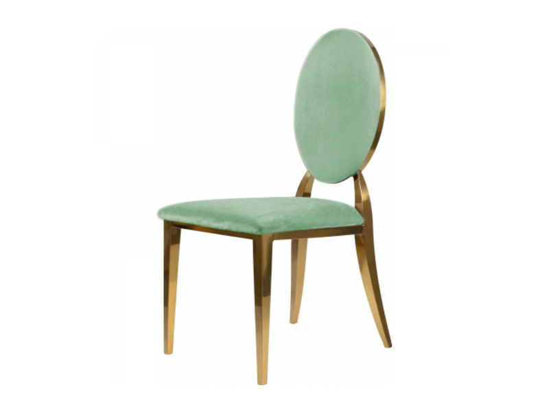 Стул Вашингтон золотой Бирюзового цвета