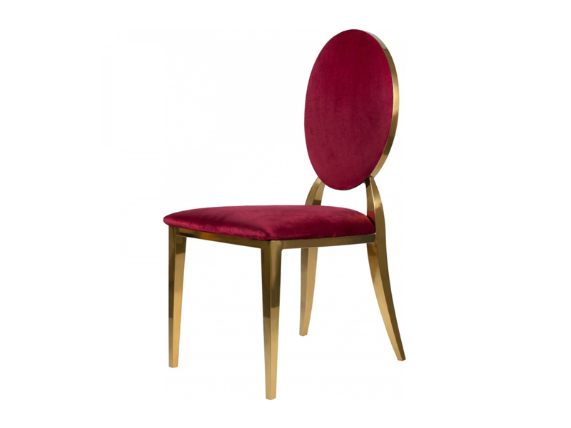Стул Вашингтон золотой Бордового цвета