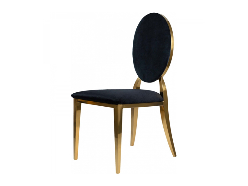 Стул Вашингтон золотой Черного цвета