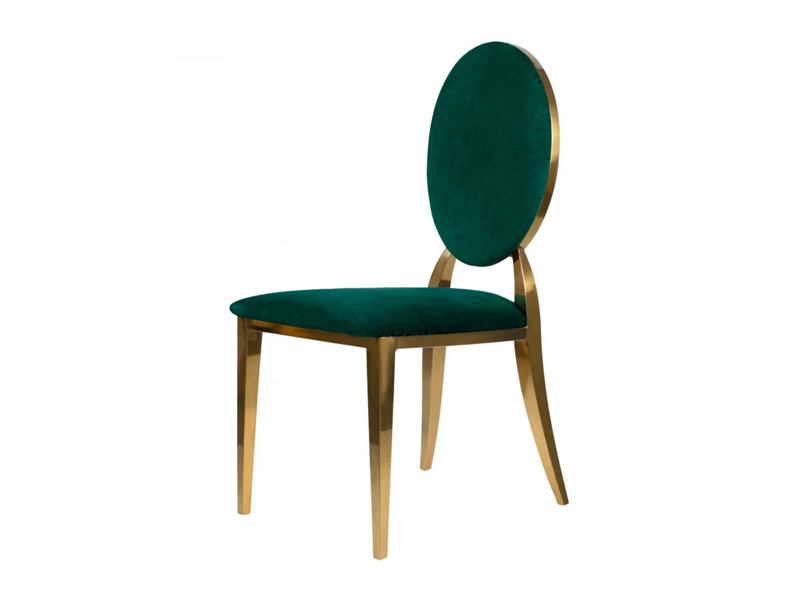 Стул Вашингтон золотой Изумрудного цвета