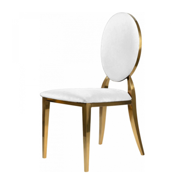 Стул Вашингтон золотой Белого цвета
