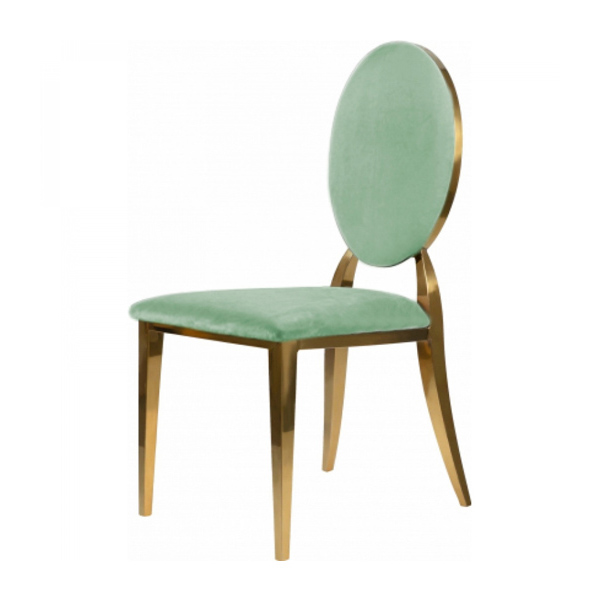 Стул Вашингтон золотой Бирюзового цвета