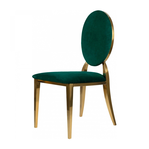 Стул Вашингтон золотой Изумрудного цвета
