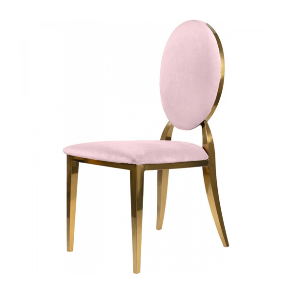 Стул Вашингтон золотой Нежно-розового цвета