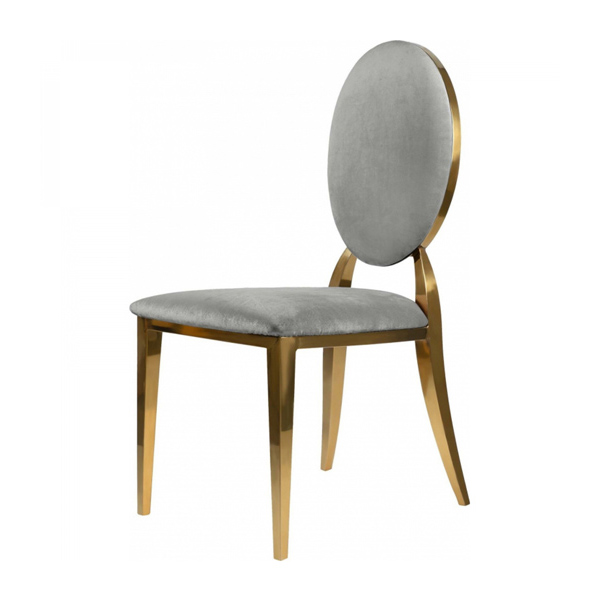 Стул Вашингтон золотой Светло-серого цвета