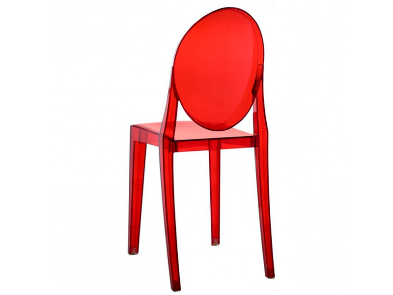 Стул Victoria Ghost красный