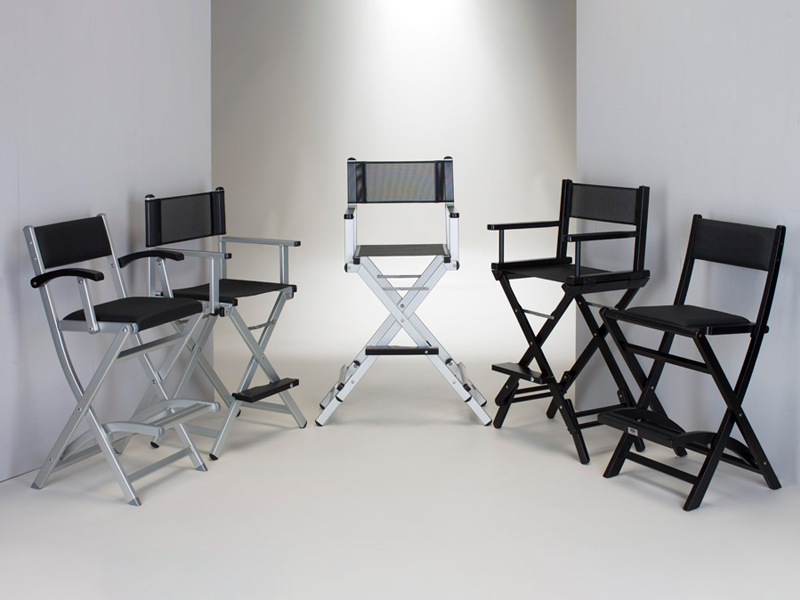 Стул визажиста чёрный