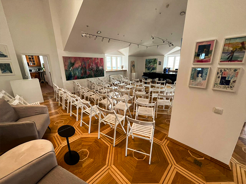 Складной стул Терье белый