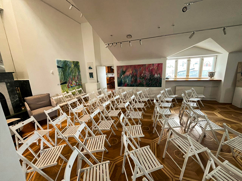 Складной стул Терье белый