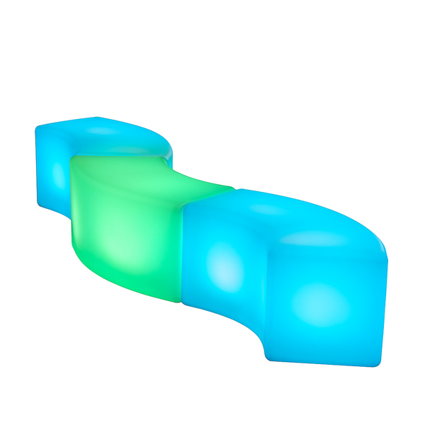 Светодиодная лавка-змейка